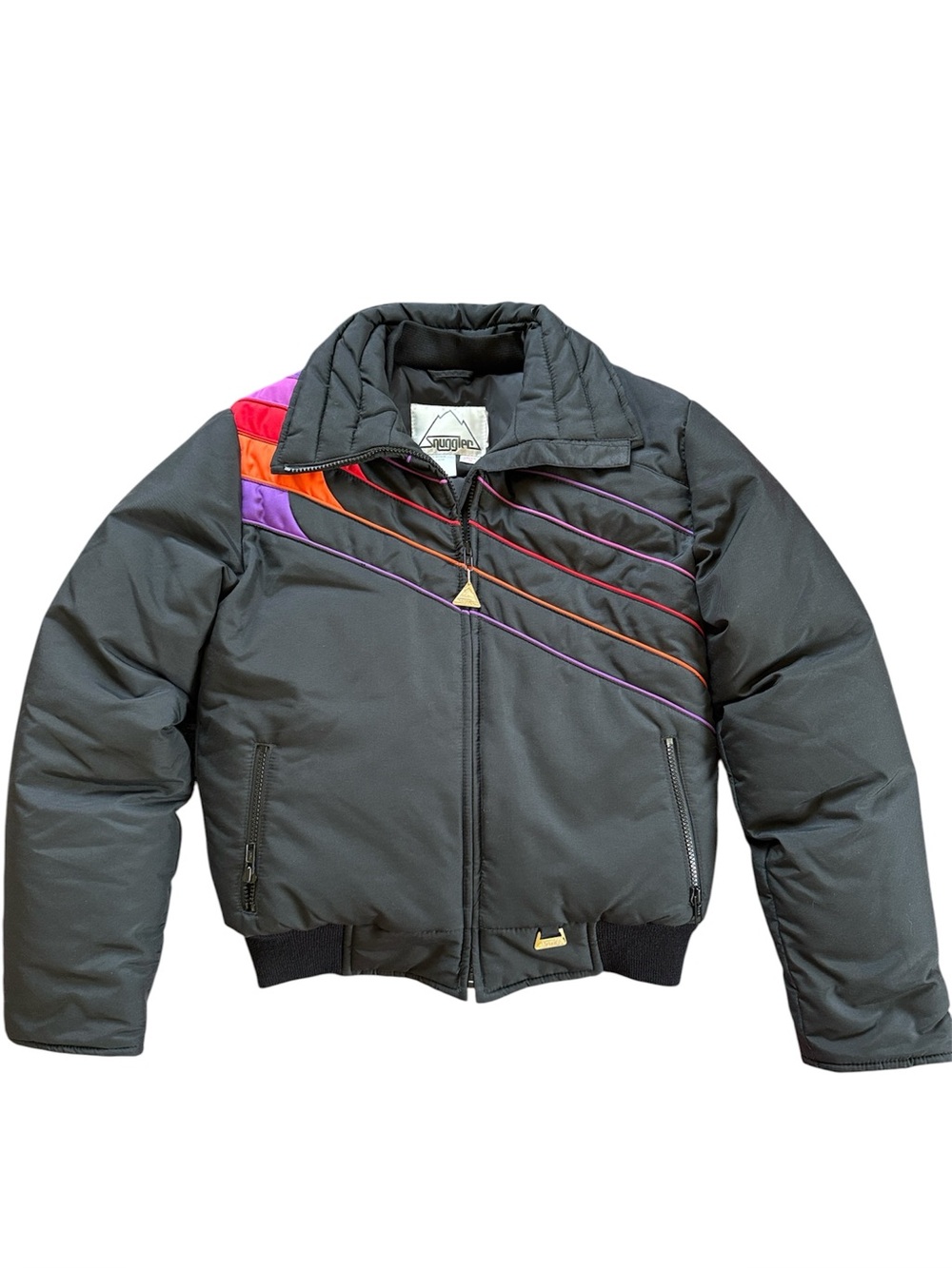 Vintage SNUGGLER Retro Down Puffer Ski Jacket Size Small*